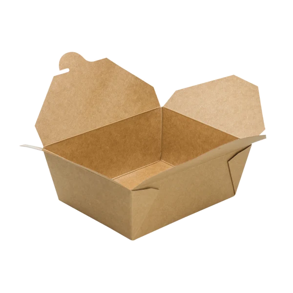 48oz Kraft Paper Take-Out Box FP-FTG48K - 300/case