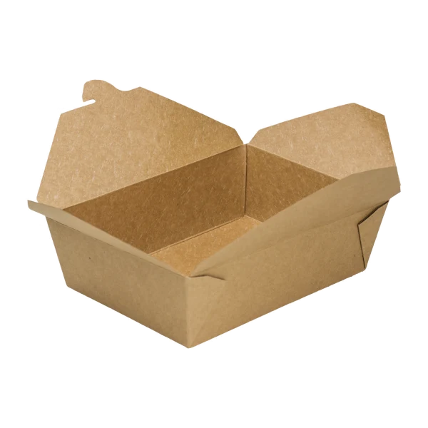 76oz Kraft Paper Take-Out Box FP-FTG76K - 200/case