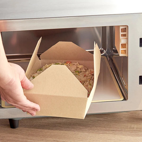 Kraft Folded Take-Out Container #3 – 50/Pack