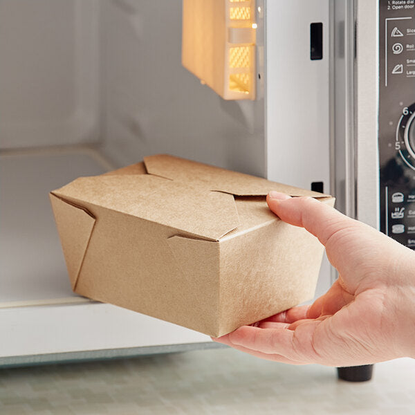 Kraft Folded Take-Out Container #1 – 450/Case
