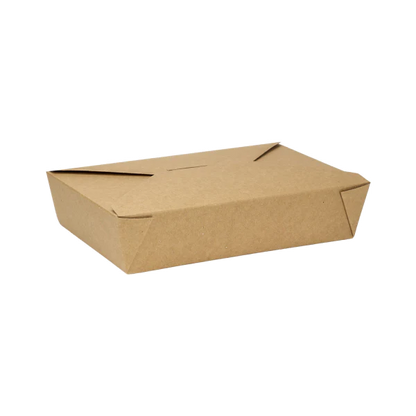 #2 Kraft Paper Take-Out Box FP-FTG54W - 200/case