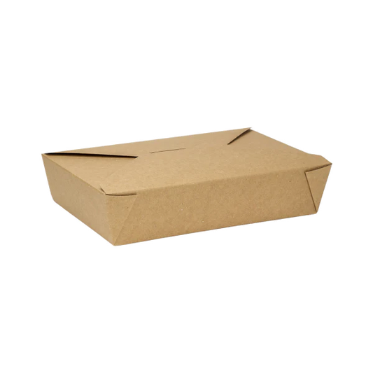#2 Kraft Paper Take-Out Box FP-FTG54W - 200/case