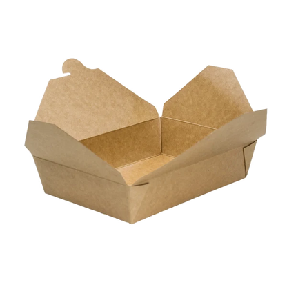 #2 Kraft Paper Take-Out Box FP-FTG54W - 200/case