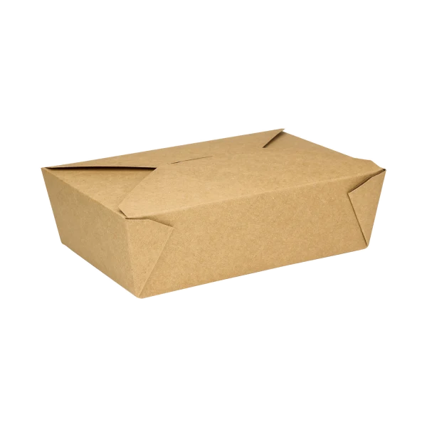 76oz Kraft Paper Take-Out Box FP-FTG76K - 200/case
