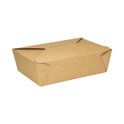 76oz Kraft Paper Take-Out Box FP-FTG76K - 200/case