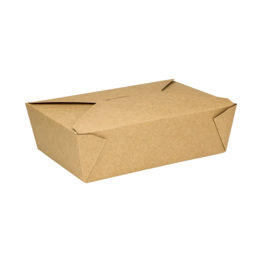 76oz Kraft Paper Take-Out Box FP-FTG76K - 200/case