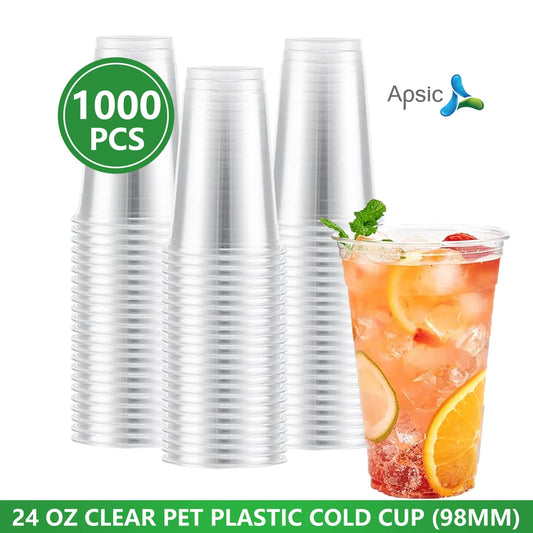 24oz Clear Pet Plastic Cold Cup RI-PC24-98 - 1000/case