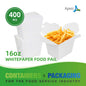 White Paper Food Pail CY-PFP16W - 400/case