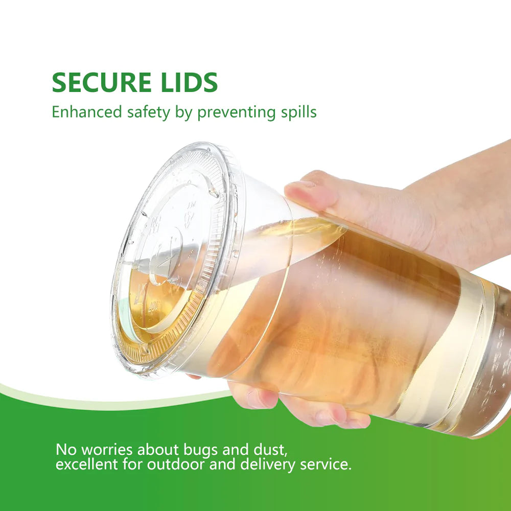 Flat Lids for PET Cup RI-PCFL98 - 98mm