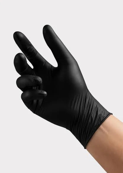 Medium Black Nitrile Gloves WBK3020 1000/case
