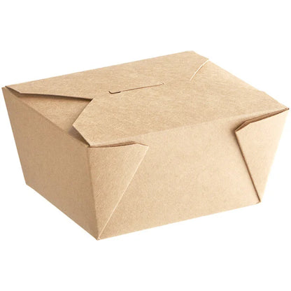 Kraft Folded Take-Out Container #1 – 450/Case
