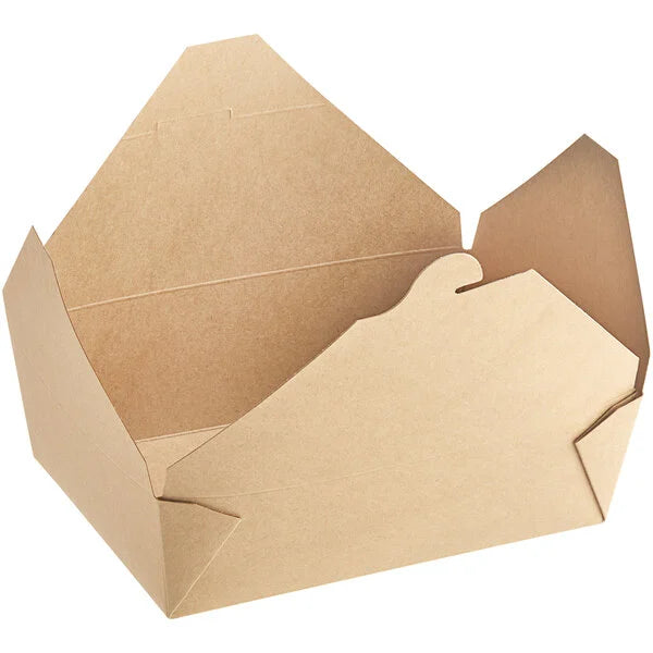 Kraft Folded Take-Out Container #3 – 50/Pack