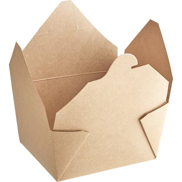Kraft Folded Take-Out Container #1 – 450/Case