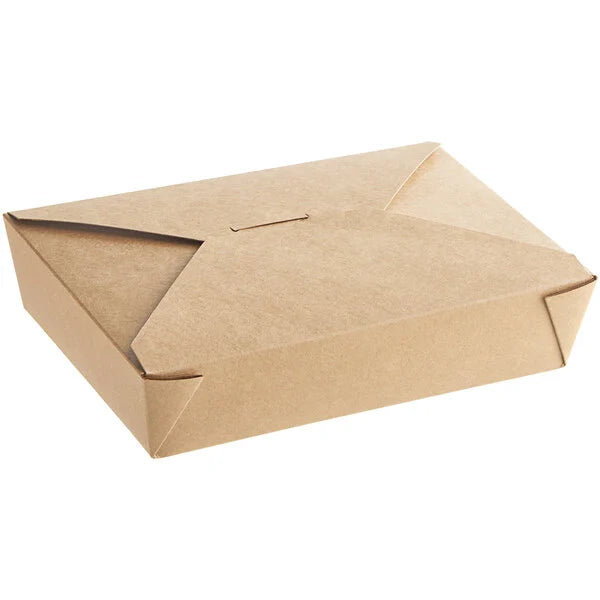 Kraft Folded Take-Out Container #2 – 50/Pack