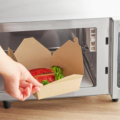 Kraft Folded Take-Out Container #2 – 50/Pack