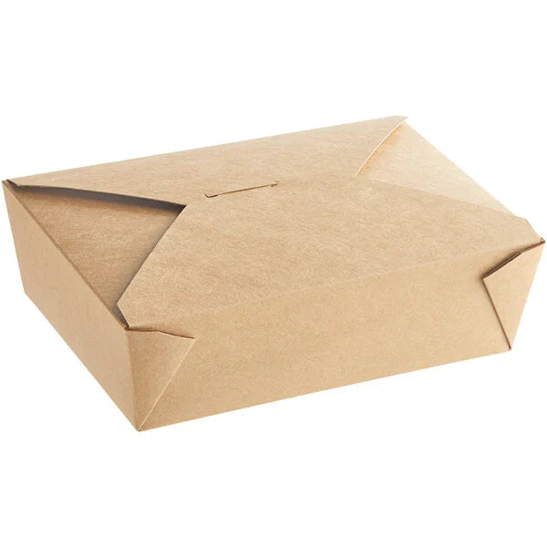 Kraft Folded Take-Out Container #3 – 50/Pack