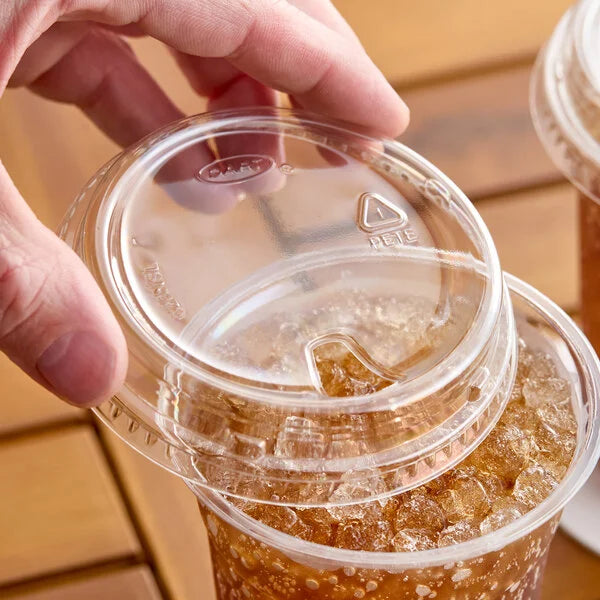 PET Strawless Drinking Lids – 1000/case